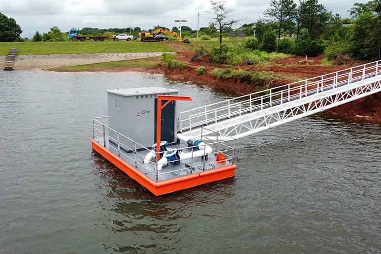 Pumpstation för avloppsrening