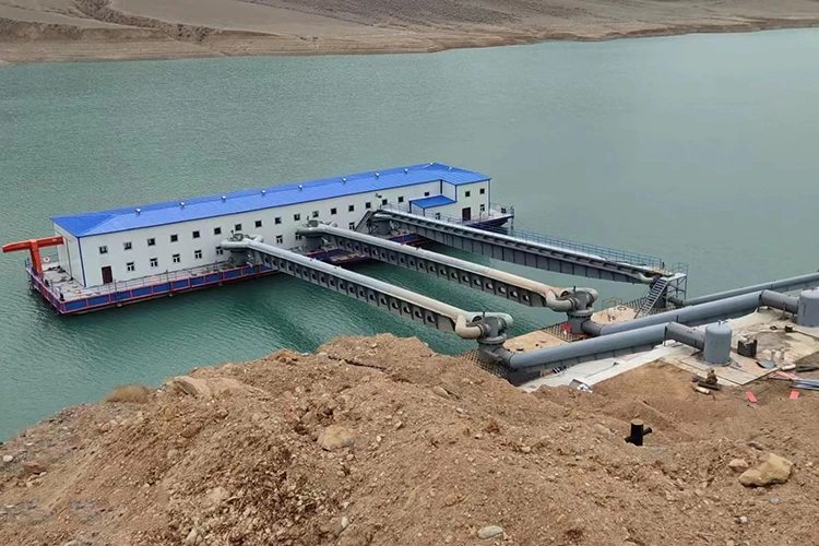 Vatten med komplex terrängpumpstation